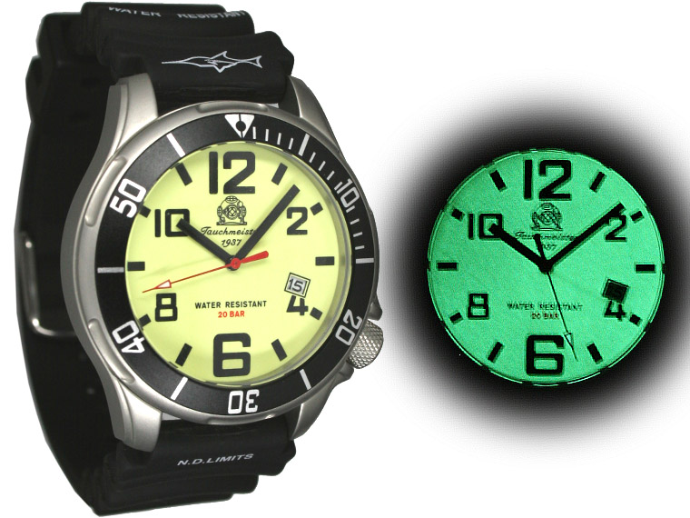 Marine Combat-Diver "Professional Deep Sea" 20bar T0206 lumineuse