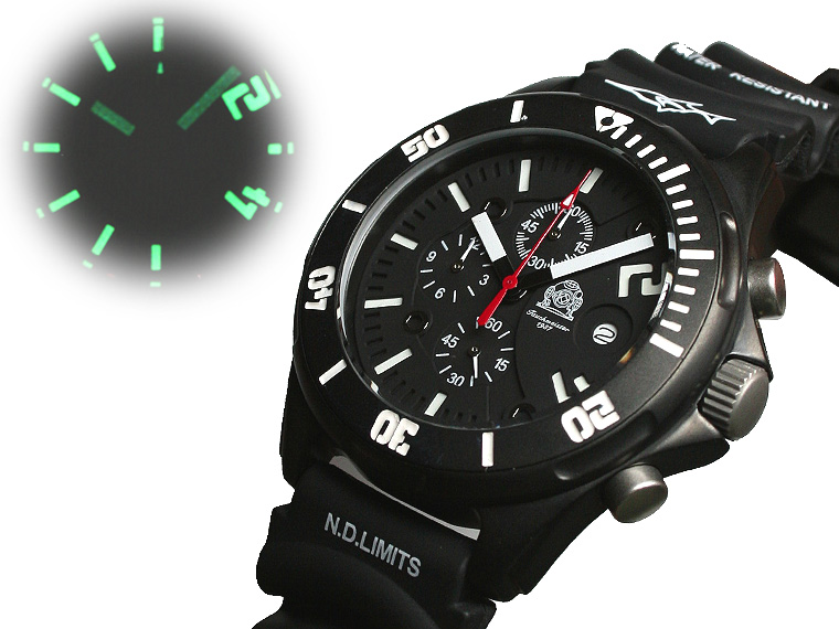 Combat-Diver Marine Chrono "Professional Deep Sea" 20bar T0218
